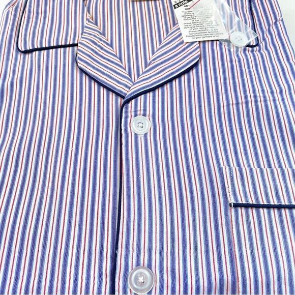 King Size Big & Tall Striped 2 Piece Pajama Set Size 2XL New With Tags - Picture 2 of 6